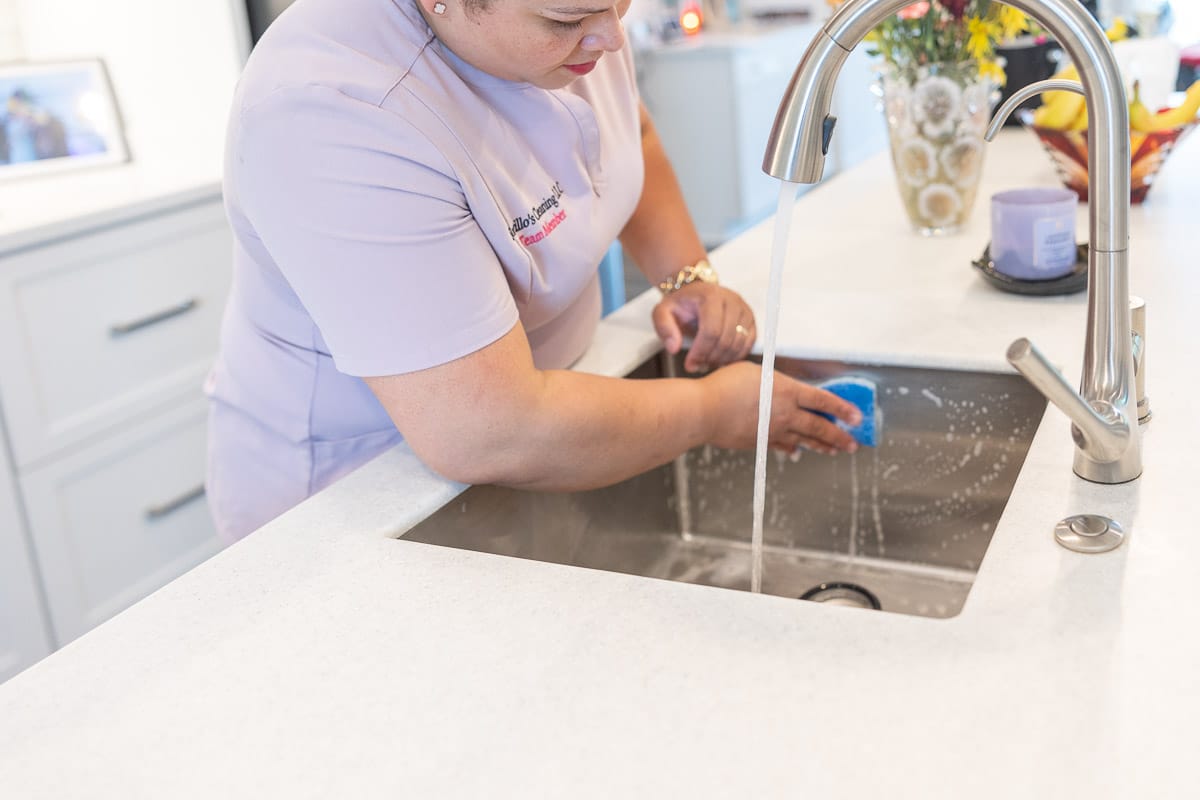 Portillo's cleaning team at work